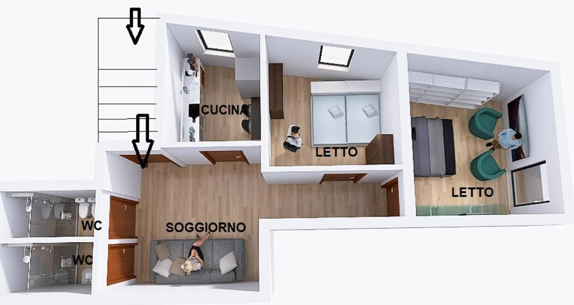 Apartman Appartamento Riviera Nápoly